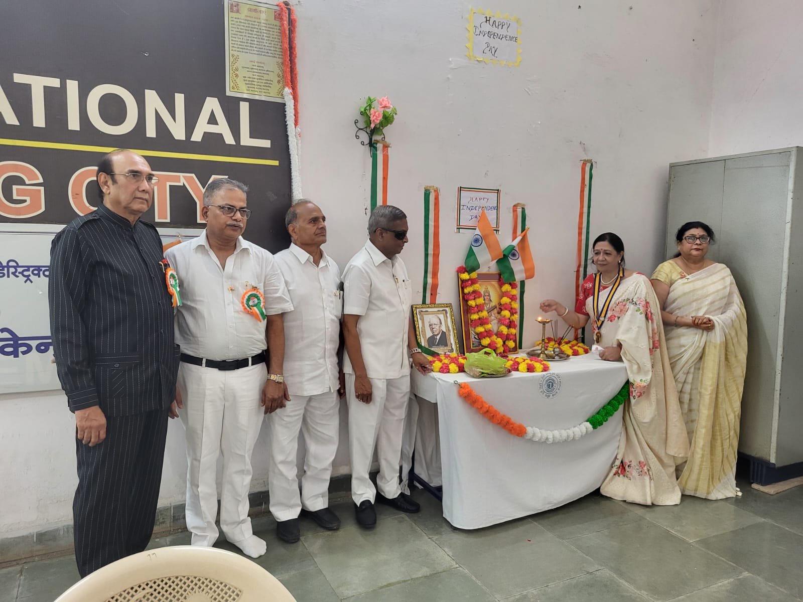 लायंस क्लब दुर्ग सिटी ने मनाया स्वतंत्रता दिवस समारोह