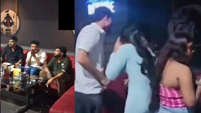 भिलाई,दुर्ग:- Surya मॉल के पब में हुक्का और शराब परोसने पर पुलिस की रेड, नशे में धुत युवक-युवती भागे। भिलाई,दुर्ग:- Surya मॉल के पब में हुक्का और शराब परोसने पर पुलिस की रेड, नशे में धुत युवक-युवती भागे।