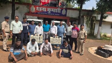 महाराष्ट्र पासिंग दो स्कॉर्पियो वाहन से 6 करोड़ 60 लाख रुपए बरामद ।