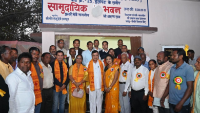 रायपुर : उद्योग मंत्री श्री लखन लाल देवांगन ने मथुरा माली मरार पटेल समाज को दी 10 लाख के सामुदायिक भवन की सौगात…