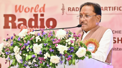 रायपुर : रेडियो की विश्वसनीयता और एआई की गति मिलकर जनसेवा को बनायेंगे अधिक सशक्त : मुख्यमंत्री श्री साय… रायपुर : रेडियो की विश्वसनीयता और एआई की गति मिलकर जनसेवा को बनायेंगे अधिक सशक्त : मुख्यमंत्री श्री साय…