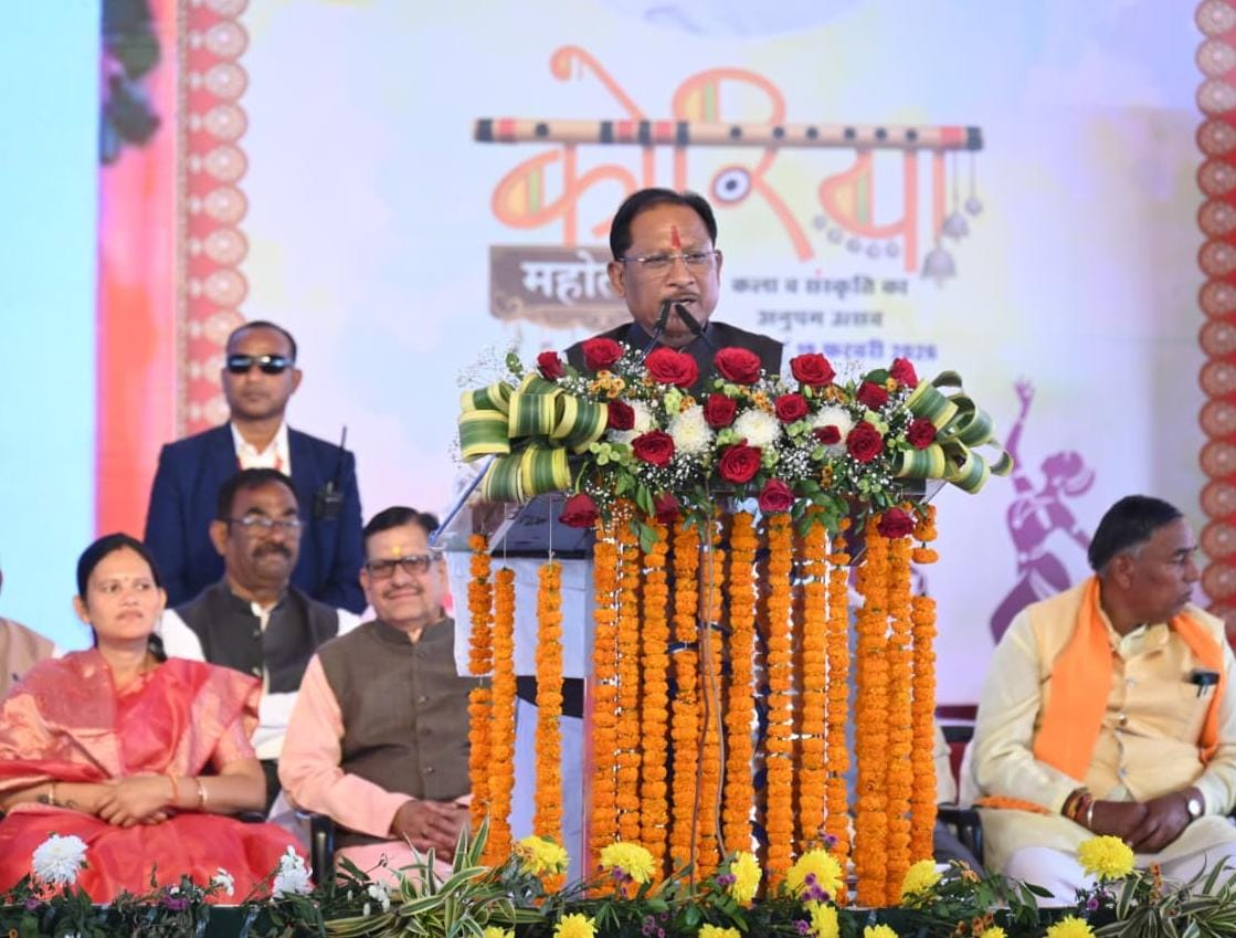 रायपुर : किसान, महिला और जनजातीय समाज के सशक्तिकरण से बनेगा समृद्ध छत्तीसगढ़ : मुख्यमंत्री श्री साय… रायपुर : किसान, महिला और जनजातीय समाज के सशक्तिकरण से बनेगा समृद्ध छत्तीसगढ़ : मुख्यमंत्री श्री साय…