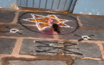 सरकारी स्कूल में तंत्र-मंत्र का खेल: टेबल-कुर्सियां जलाईं; VIDEO में कैद वारदात, दुर्ग में बाउंड्री तोड़कर घुसे उपद्रवी, लाइट-पंखे तोड़े, पहले कोयल की दी थी बलि…