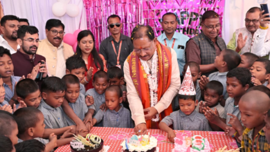 रायपुर : बच्चों के चेहरों की मुस्कान बना मुख्यमंत्री श्री साय के जन्मदिन का सबसे बड़ा उपहार… रायपुर : बच्चों के चेहरों की मुस्कान बना मुख्यमंत्री श्री साय के जन्मदिन का सबसे बड़ा उपहार…