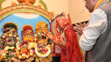 रायपुर : 62वें जन्मदिवस पर मुख्यमंत्री श्री विष्णुदेव साय ने श्री जगन्नाथ मंदिर में पूजा-अर्चना कर प्रदेशवासियों के सुख-समृद्धि की कामना की… रायपुर : 62वें जन्मदिवस पर मुख्यमंत्री श्री विष्णुदेव साय ने श्री जगन्नाथ मंदिर में पूजा-अर्चना कर प्रदेशवासियों के सुख-समृद्धि की कामना की…