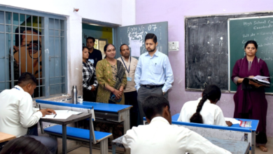 दुर्ग कलेक्टर अभिजीत सिंह ने मरोदा स्थित स्कूल का दौरा कर बोर्ड परीक्षा की तैयारियों और व्यवस्थाओं का निरीक्षण किया…