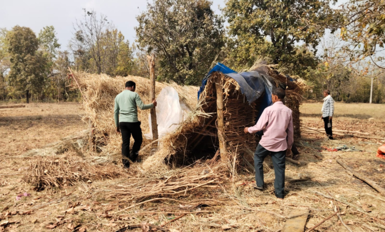 रायपुर : वन विकास निगम ने हटाया अवैध अतिक्रमण : ग्रामीणों का मिला सहयोग…