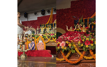 हरे कृष्ण मूवमेंट, भिलाई में गौरा पूर्णिमा और होली समारोह…