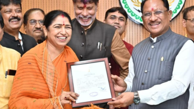 रायपुर : मुख्यमंत्री श्री विष्णु देव साय से नवनिर्वाचित राज्यसभा सदस्य श्रीमती लक्ष्मी वर्मा ने की सौजन्य मुलाकात…
