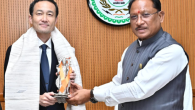 रायपुर : मुख्यमंत्री श्री विष्णु देव साय से जापान दूतावास के राजनीतिक मामलों के मंत्री श्री आबे नोरिआकि ने की सौजन्य मुलाकात…