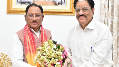 रायपुर : मुख्यमंत्री से राज्य नीति आयोग के नवनियुक्त उपाध्यक्ष श्री गणेश शंकर मिश्रा ने की सौजन्य मुलाकात… रायपुर : मुख्यमंत्री से राज्य नीति आयोग के नवनियुक्त उपाध्यक्ष श्री गणेश शंकर मिश्रा ने की सौजन्य मुलाकात…