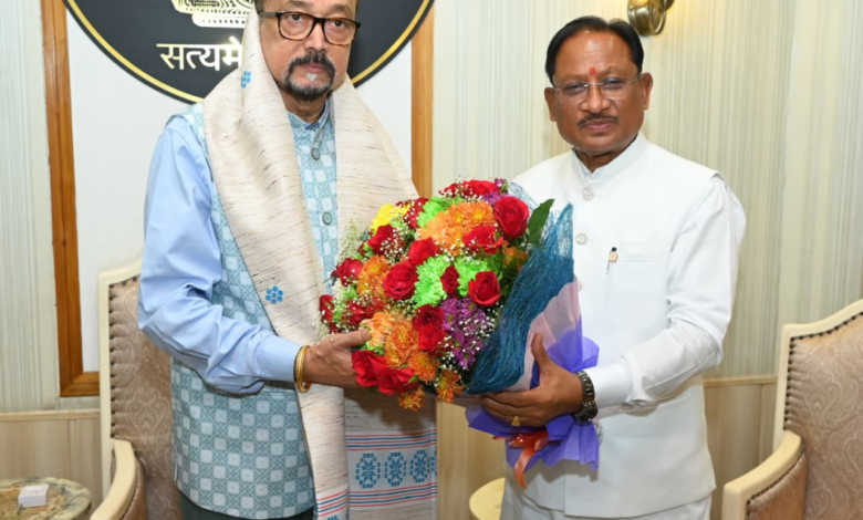 रायपुर : मुख्यमंत्री श्री विष्णु देव साय ने राज्यपाल श्री रमेन डेका को जन्मदिन की दी शुभकामनाएँ…