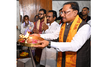 रायपुर : मुख्यमंत्री श्री विष्णु देव साय ने जगन्नाथ मंदिर में की पूजा-अर्चना…