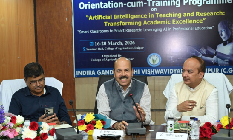 रायपुर : कृषि शिक्षा एवं अनुसंधान में आर्टिफिशियल इंटेलिजेंस के प्रभावी उपयोग से बदलेगी तस्वीर…