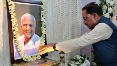 रायपुर : मुख्यमंत्री श्री विष्णुदेव साय ने लोकतंत्र सेनानी स्वर्गीय महावीर प्रसाद जैन को दी श्रद्धांजलि…