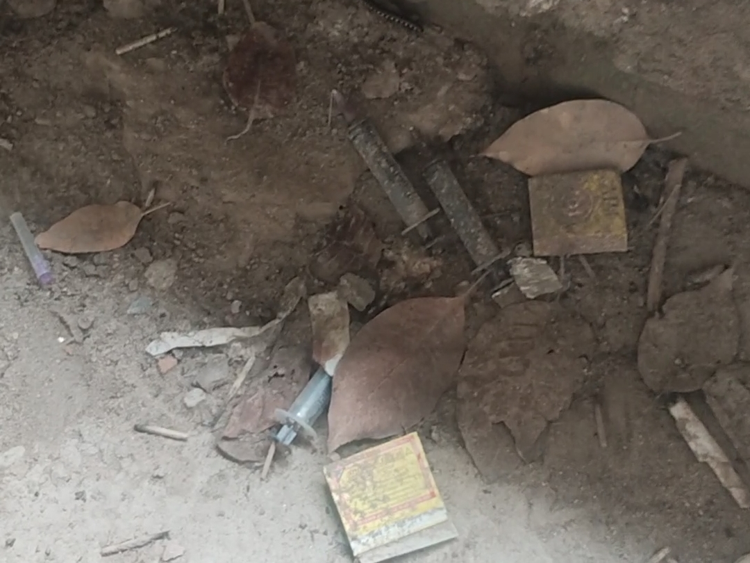 कॉलेज परिसर बना नशेड़ियों का अड्डा छात्रों के भविष्य पर मंडरा रहा खतरा…