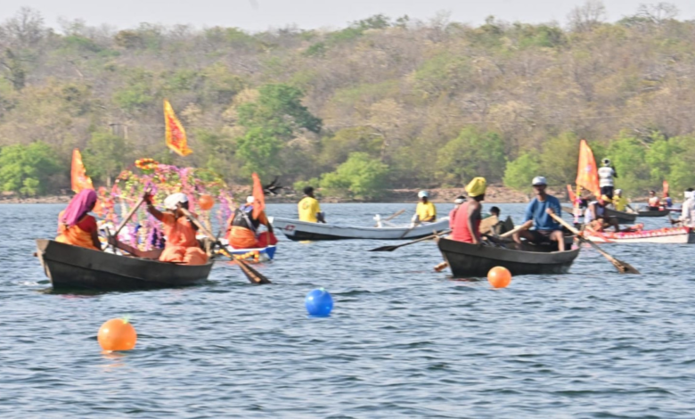 धमतरी : गंगरेल नौकायान उत्सव: महानदी रिवर बोट चैंपियनशिप का भव्य आयोजन, धमतरी में रचा गया इतिहास…