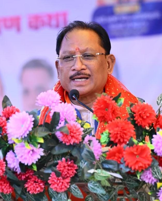 रायपुर : मुख्यमंत्री श्री साय ने जुनवानी नर्मदा धाम में की पंच कुंडीय श्री रुद्र महायज्ञ की परिक्रमा… रायपुर : मुख्यमंत्री श्री साय ने जुनवानी नर्मदा धाम में की पंच कुंडीय श्री रुद्र महायज्ञ की परिक्रमा…