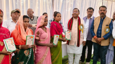 रायपुर : विशेष पिछड़ी जनजातियों के उत्थान के लिए प्रतिबद्ध है हमारी सरकार- मंत्री श्री नेताम… रायपुर : विशेष पिछड़ी जनजातियों के उत्थान के लिए प्रतिबद्ध है हमारी सरकार- मंत्री श्री नेताम…