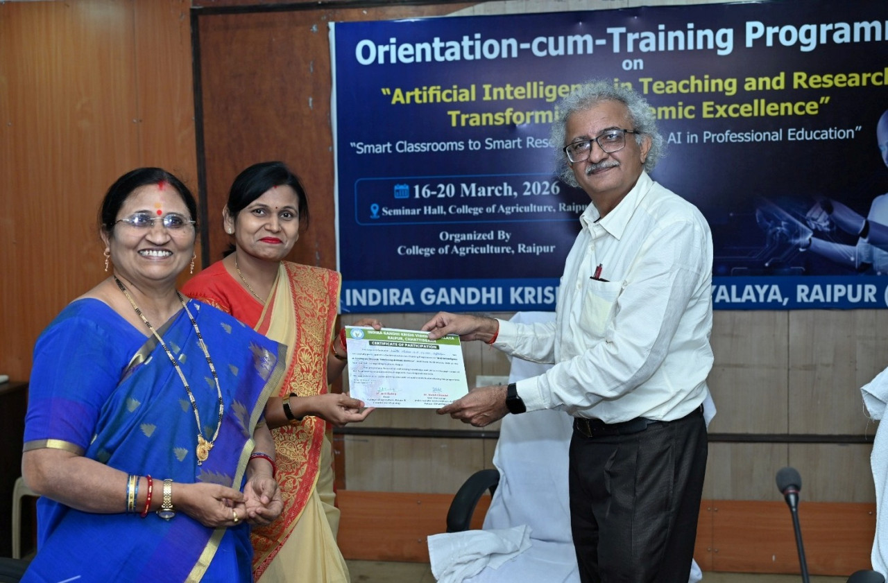 रायपुर : आर्टिफिशियल इंटेलिजेंस की ताकत से कृषि शिक्षा और अनुसंधान में आएगा बड़ा बदलाव…