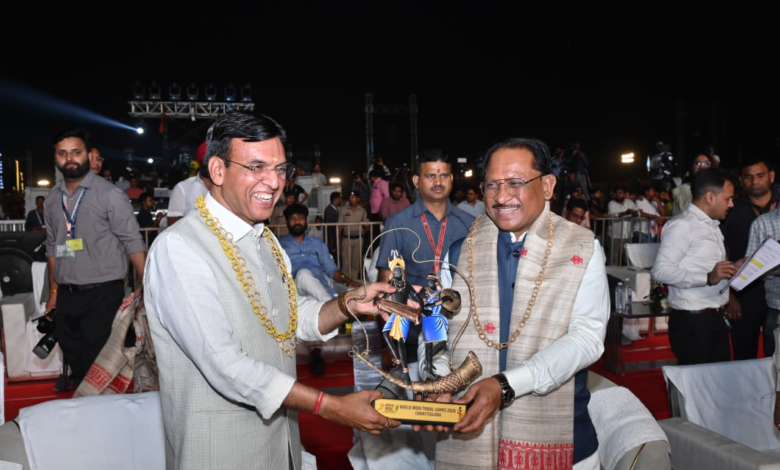 रायपुर : छत्तीसगढ़ में जनजातीय शक्ति का खेल महाकुंभ: देश के प्रथम ‘खेलो इंडिया ट्राइबल गेम्स 2026’ का भव्य शुभारंभ…